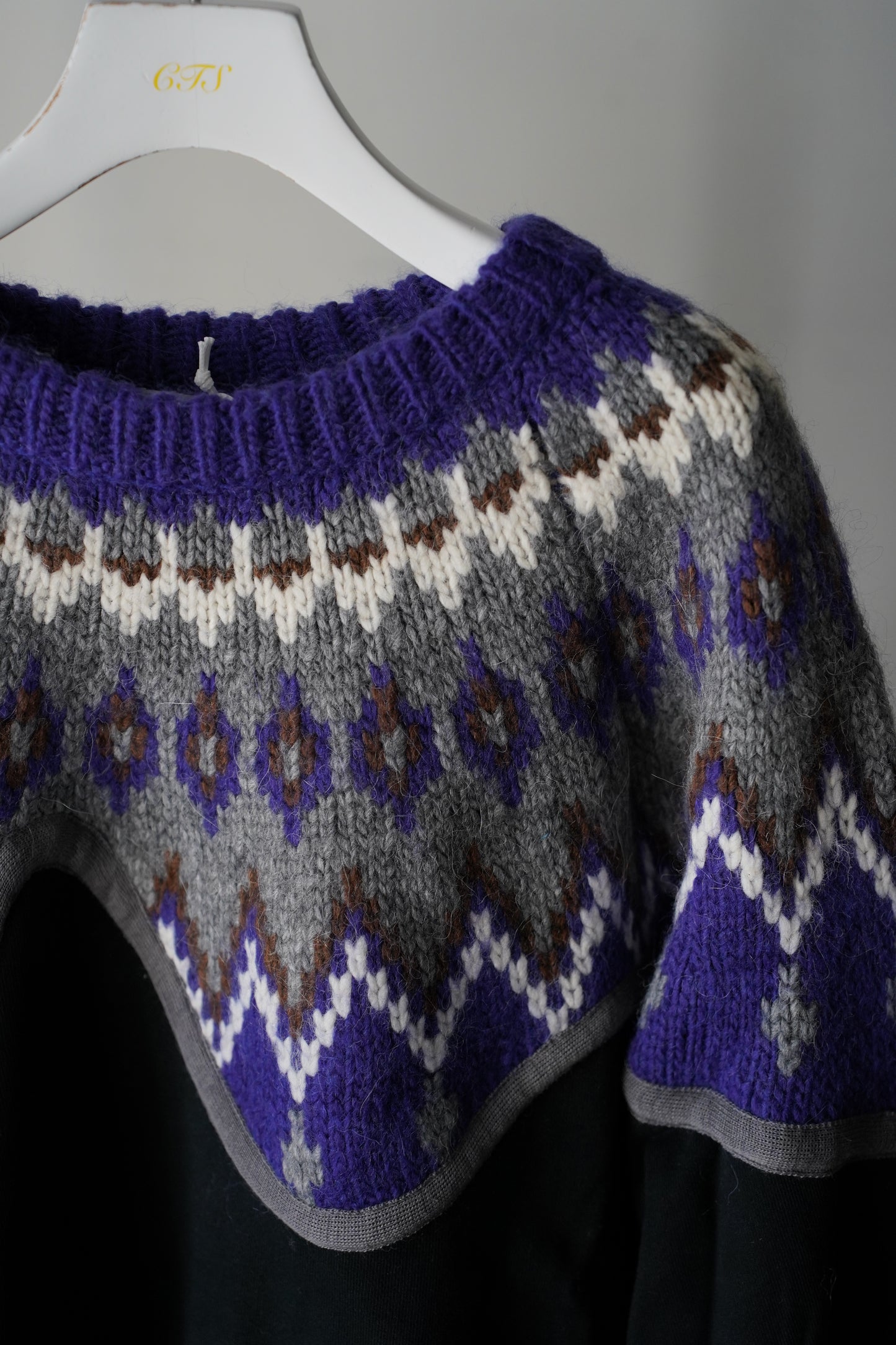 MEN/WOMEN　VIOLETTE ROOM　EX.REMAKE SWEAT  BLACK　⑪