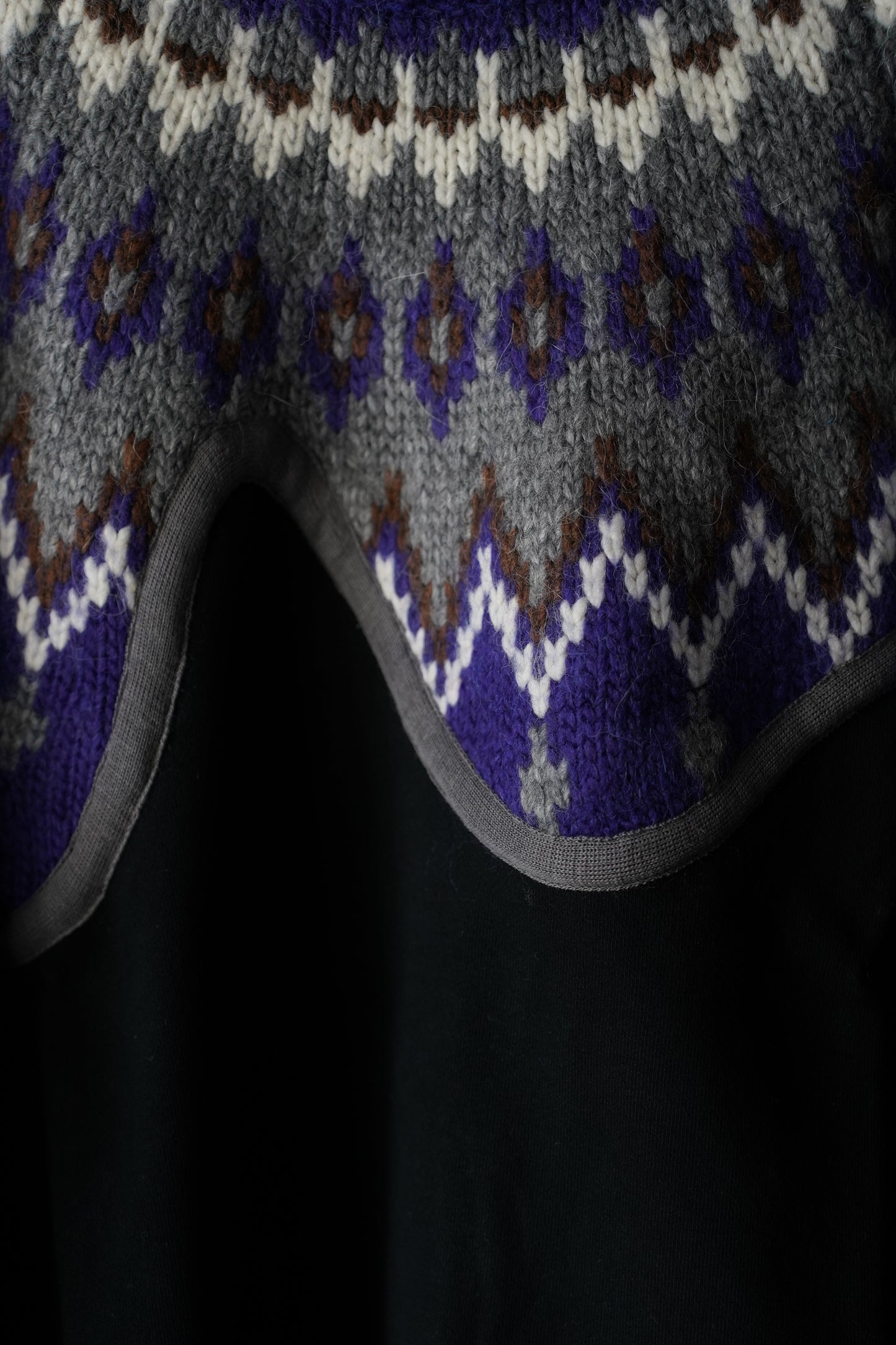 MEN/WOMEN　VIOLETTE ROOM　EX.REMAKE SWEAT  BLACK　⑪