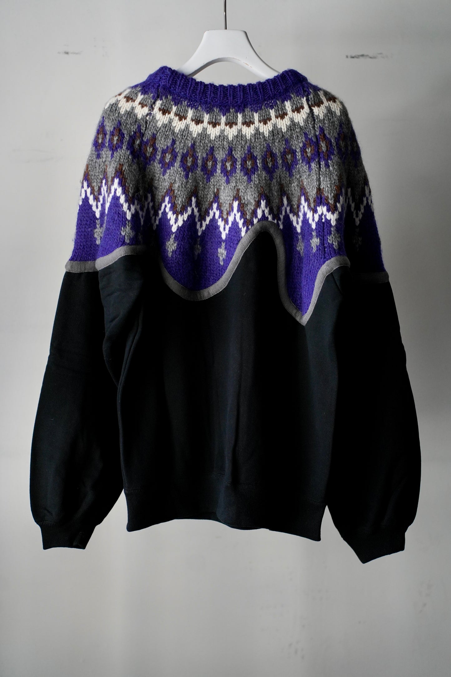 MEN/WOMEN　VIOLETTE ROOM　EX.REMAKE SWEAT  BLACK　⑪