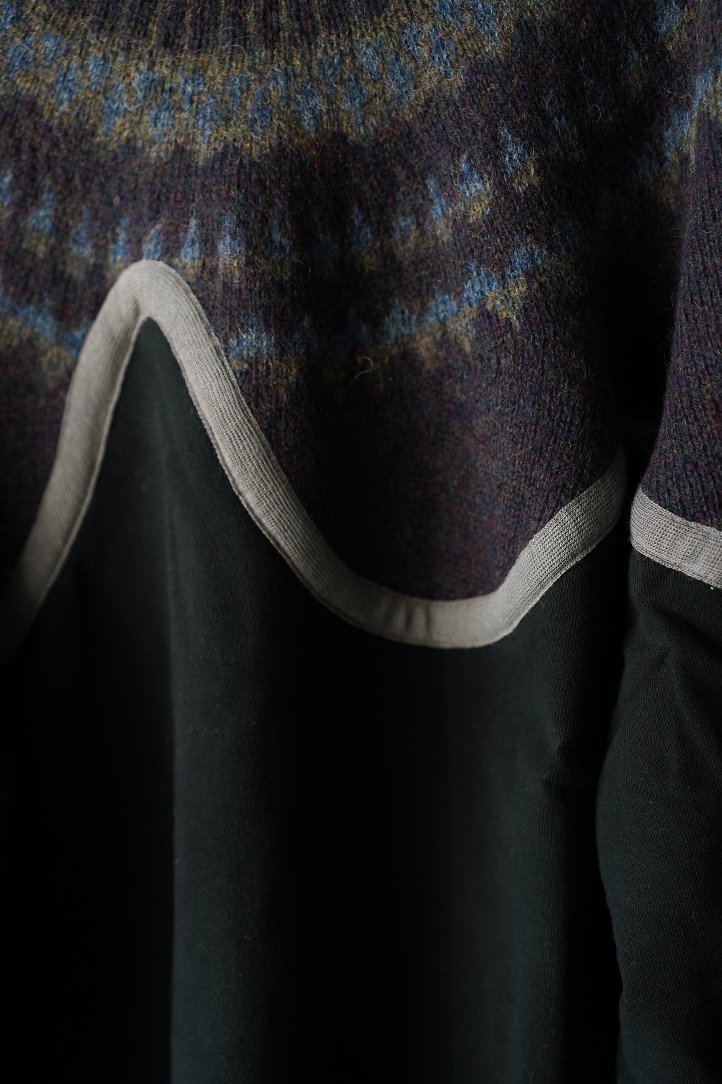 MEN/WOMEN　VIOLETTE ROOM　EX.REMAKE SWEAT  BLACK　⑫