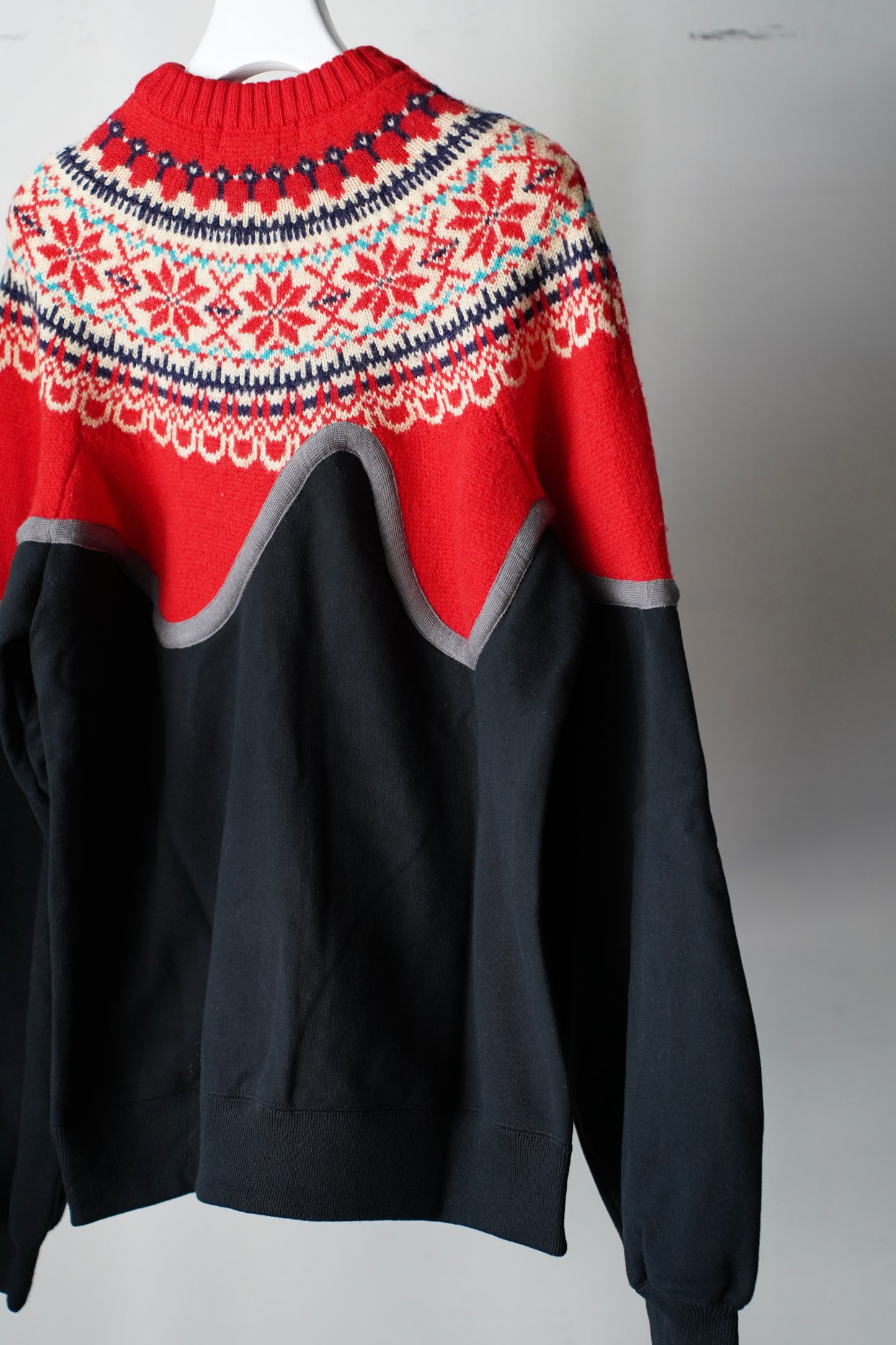MEN/WOMEN　VIOLETTE ROOM　EX.REMAKE SWEAT  BLACK　⑬