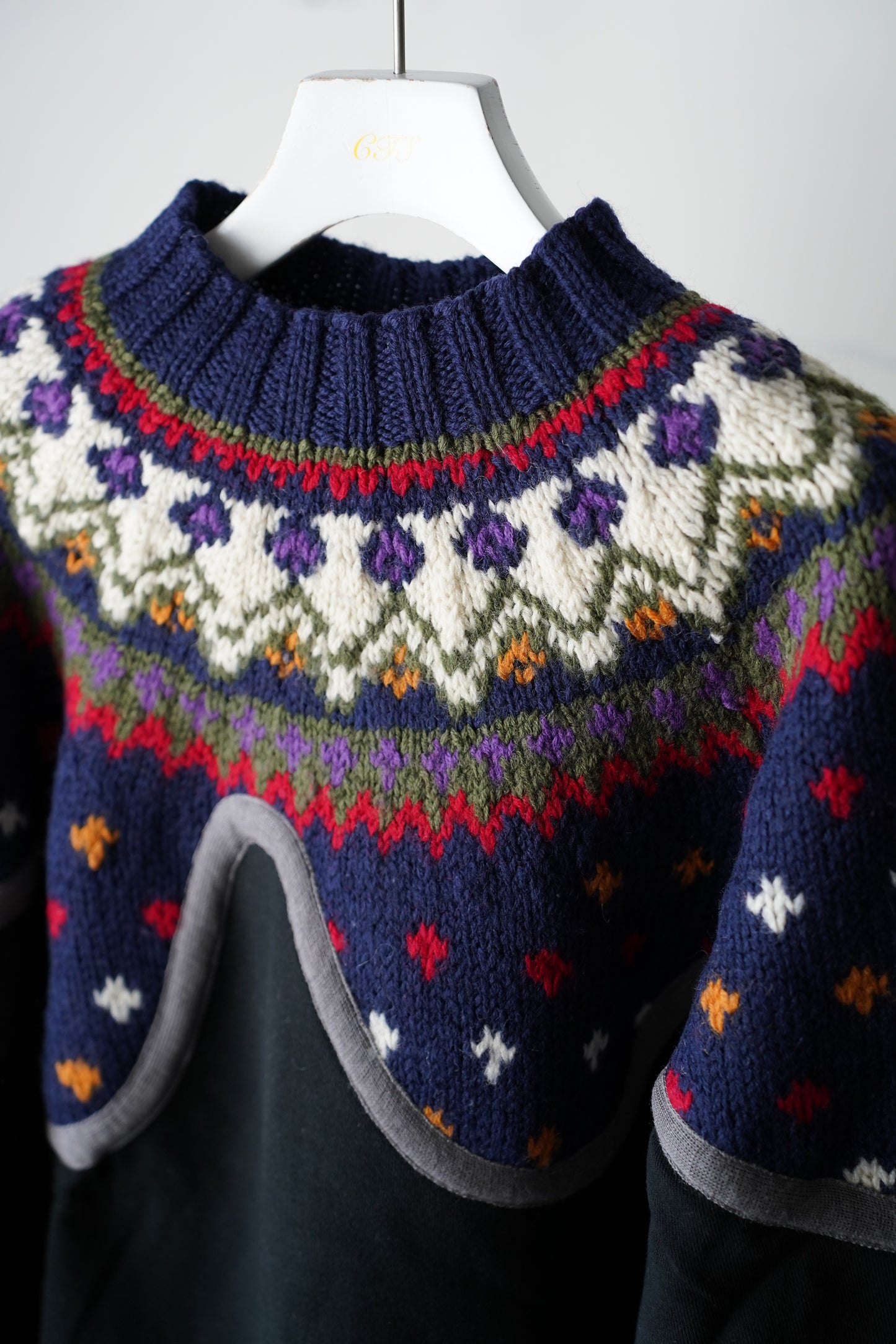 MEN/WOMEN　VIOLETTE ROOM　EX.REMAKE SWEAT  BLACK　⑮