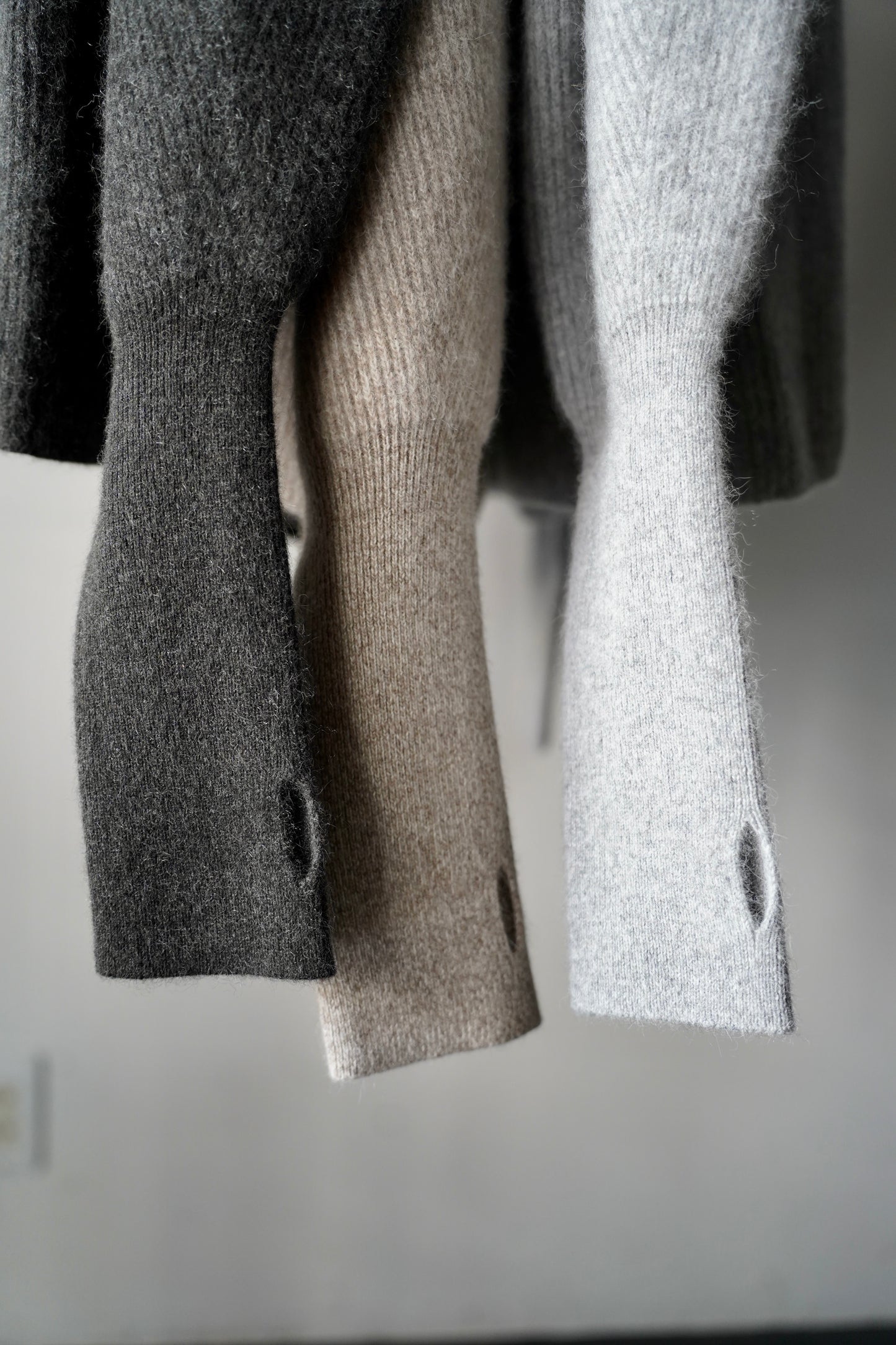 WOMEN　BATONER / バトナー　CASHMERE FOX BOAT NECK