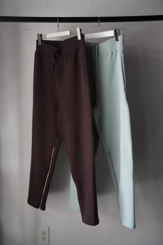 WOMEN　pelleq / ペレック　zippered hem sweatpants