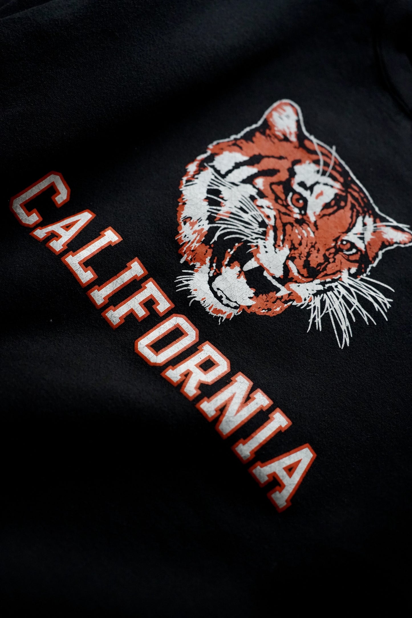 WOMEN　VINTAGE　CALIFORNIA TIGER SWEAT BLACK