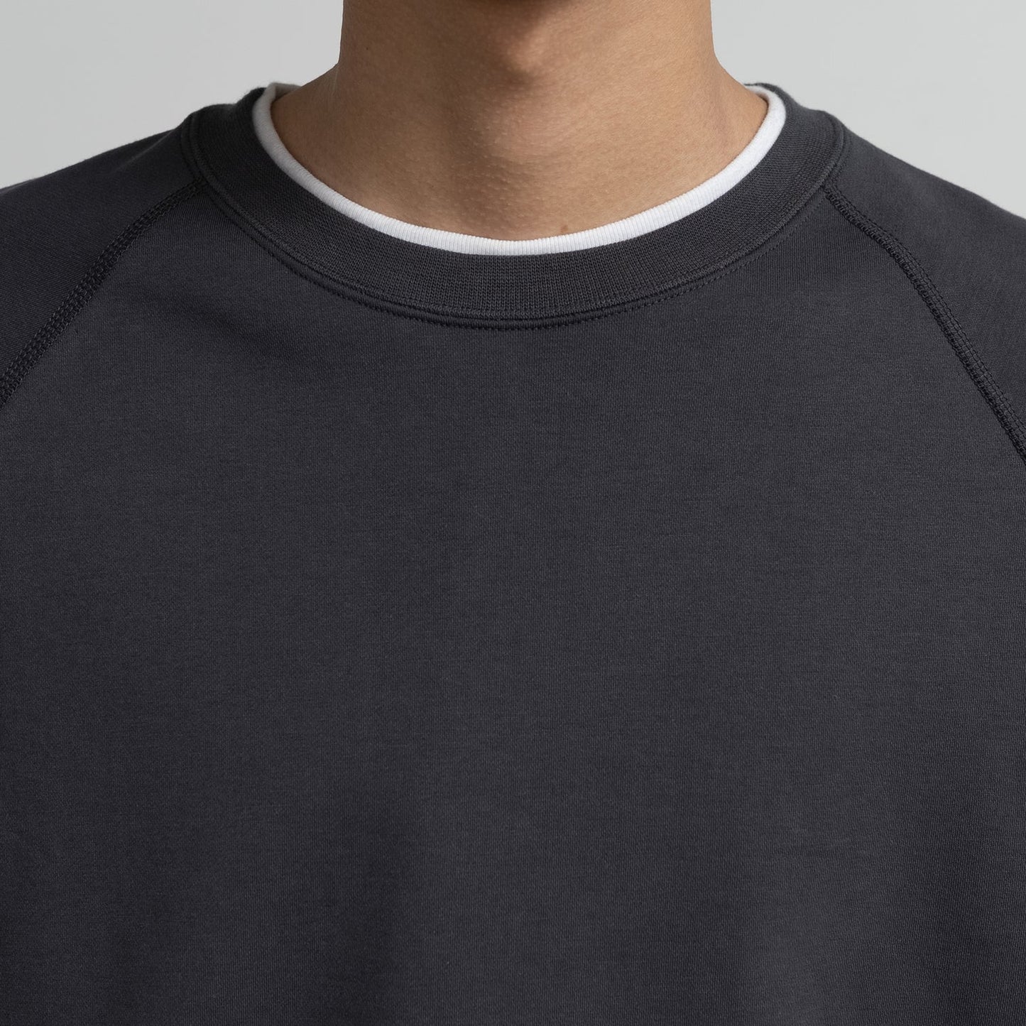 MEN　Graphpaper　Hard Terry Crew Neck Sweat