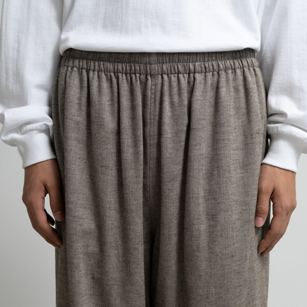 MEN　Graphpaper　SIDOGRAS Cotton Herringbone Flannel Sleeping Pants