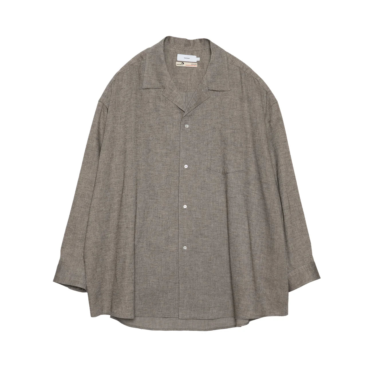 MEN　Graphpaper　SIDOGRAS Cotton Herringbone Flannel Sleeping Shirt