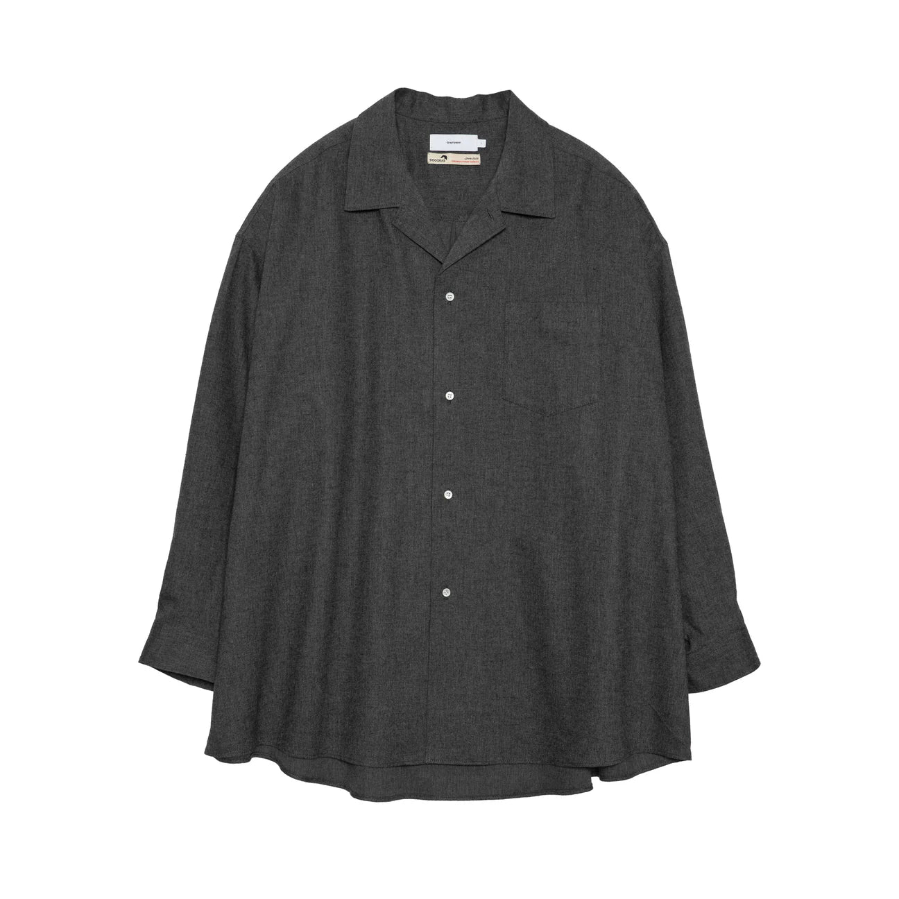 MEN　Graphpaper　SIDOGRAS Cotton Herringbone Flannel Sleeping Shirt