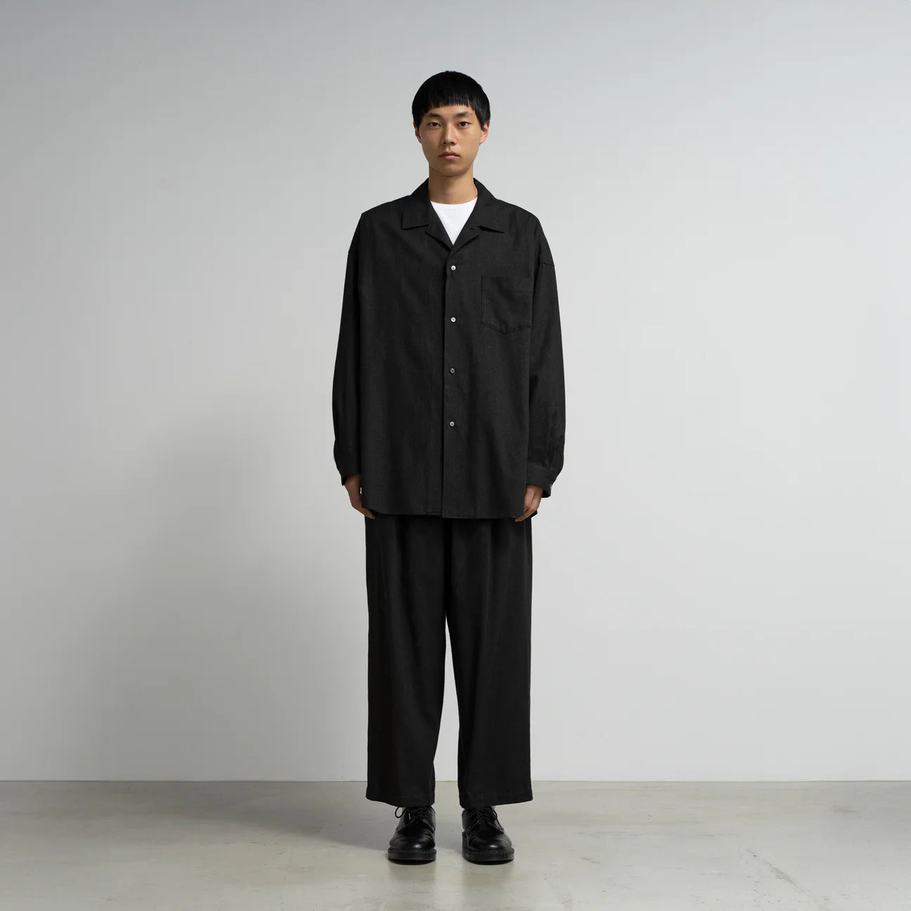 MEN　Graphpaper　SIDOGRAS Cotton Herringbone Flannel Sleeping Shirt