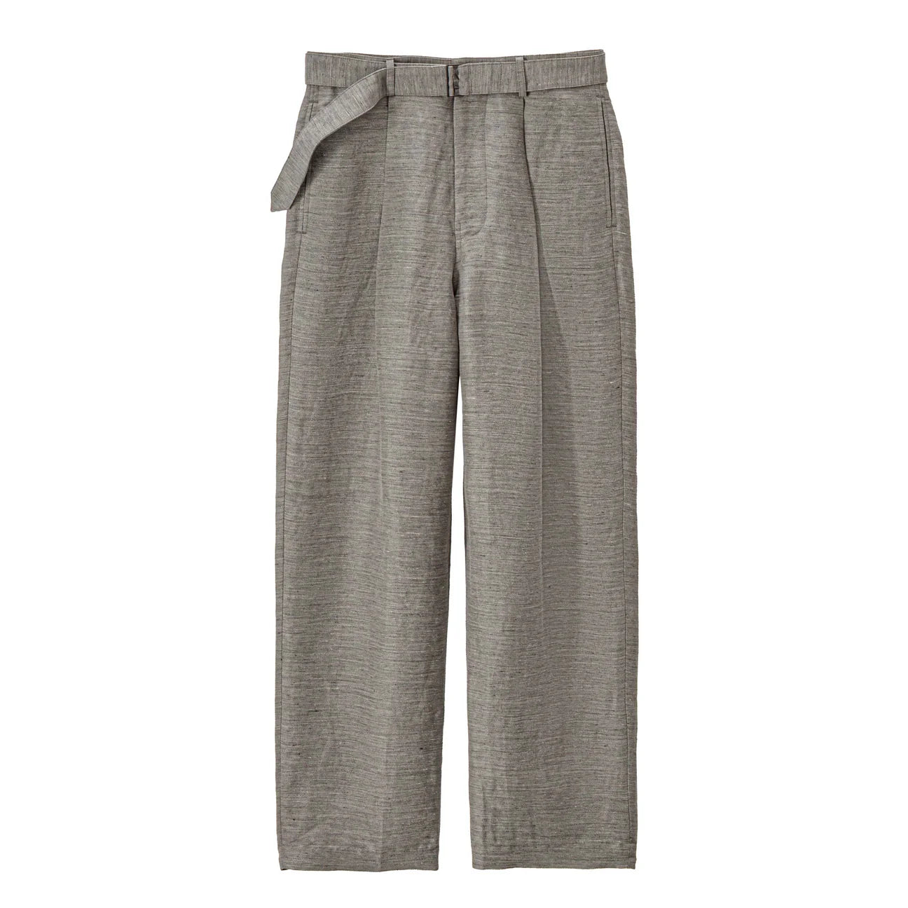 MEN　Graphpaper　Linen Cupro Back Satin Belted Pants