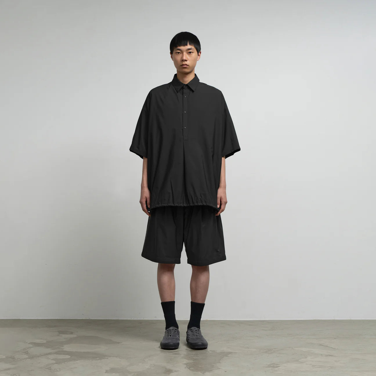 MEN　Graphpaper　PERTEX QUANTUM AIR S/S Pullover Shirt