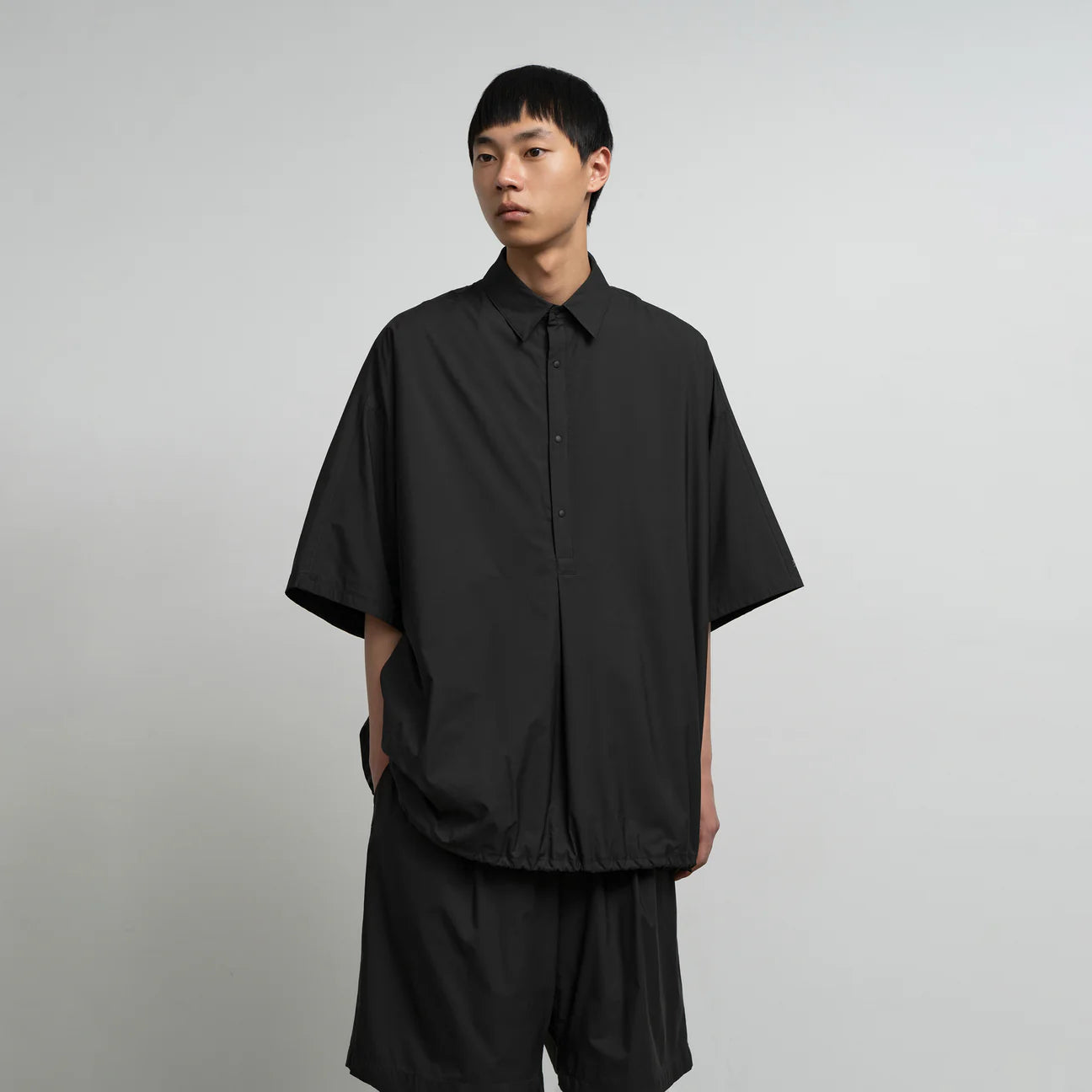 MEN　Graphpaper　PERTEX QUANTUM AIR S/S Pullover Shirt
