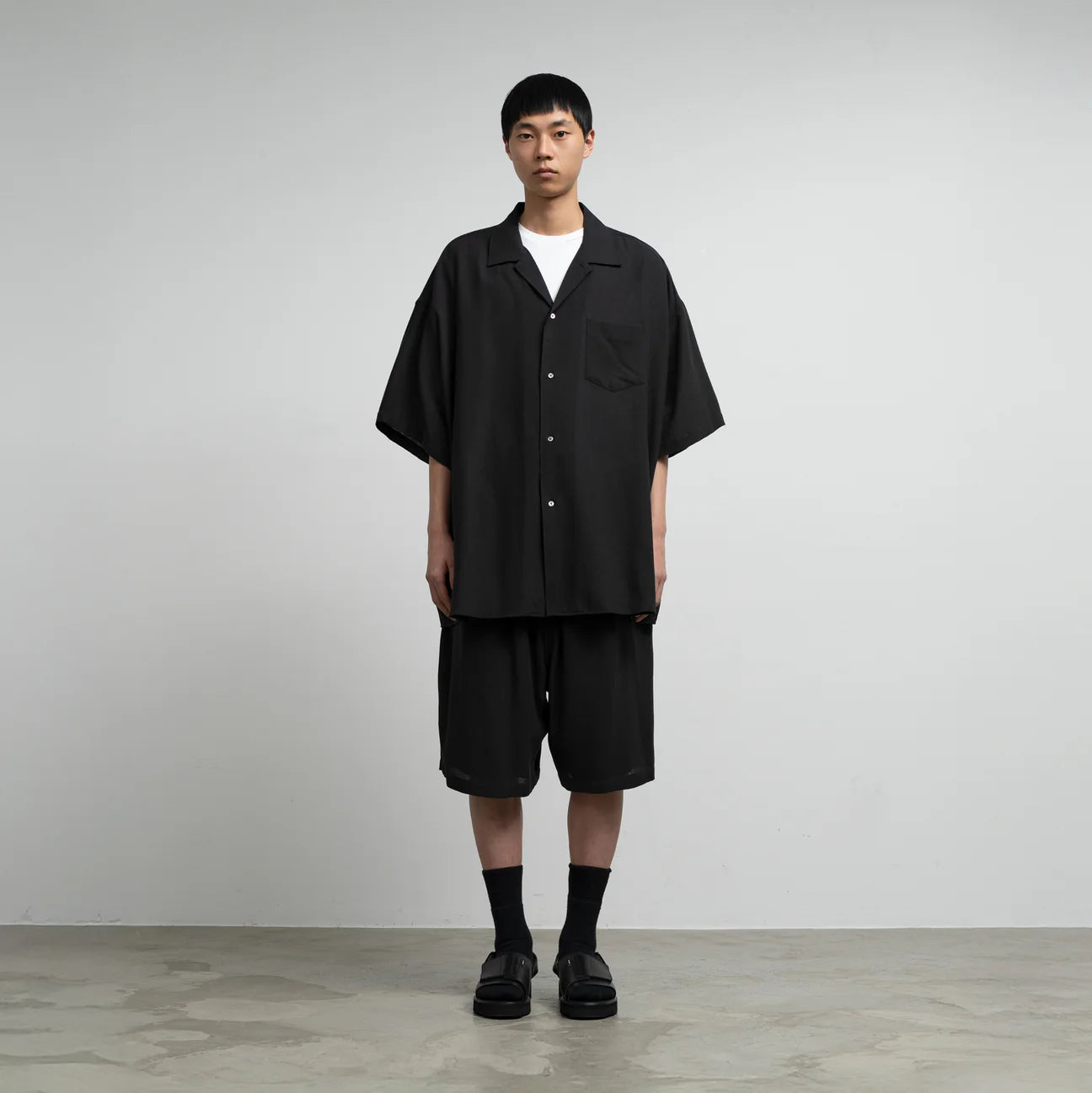 MEN　Graphpaper　Viscose Viyella S/S Sleeping Shirt