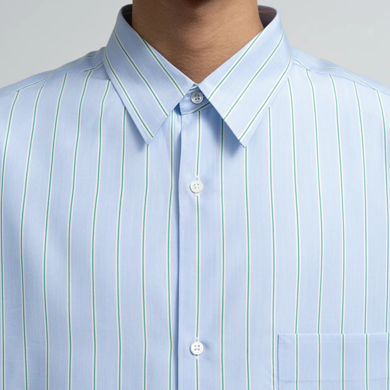 MEN　Graphpaper　SIDOGRAS L/S Oversized Regular Collar Shirt