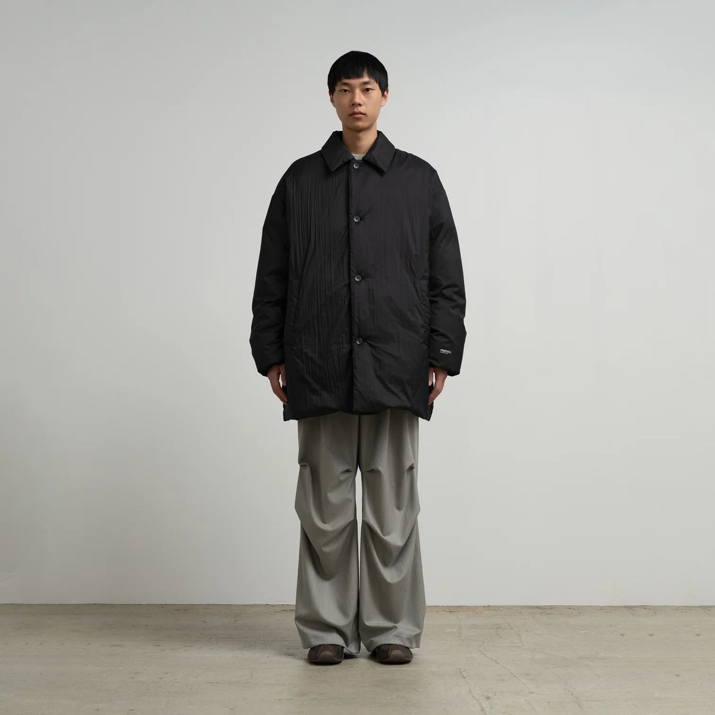 MEN　Graphpaper　PERTEX® QUANTUM AIR Bal Collar Down Coat