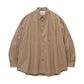 MEN　Graphpaper　SIDOGRAS Brown Stripe L/S Oversized Regular Collar Shirt