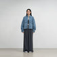 WOMEN　Graphpaper　Selvage Denim Zip Jacket / LIGHT FADE