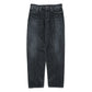 MEN　Graphpaper　Selvage Denim Two Tuck Tapered Pants  BLACK_DARK FADE