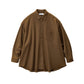 MEN　Graphpaper　Wool Smooth Flannel Oversized Regular Collar Shirt