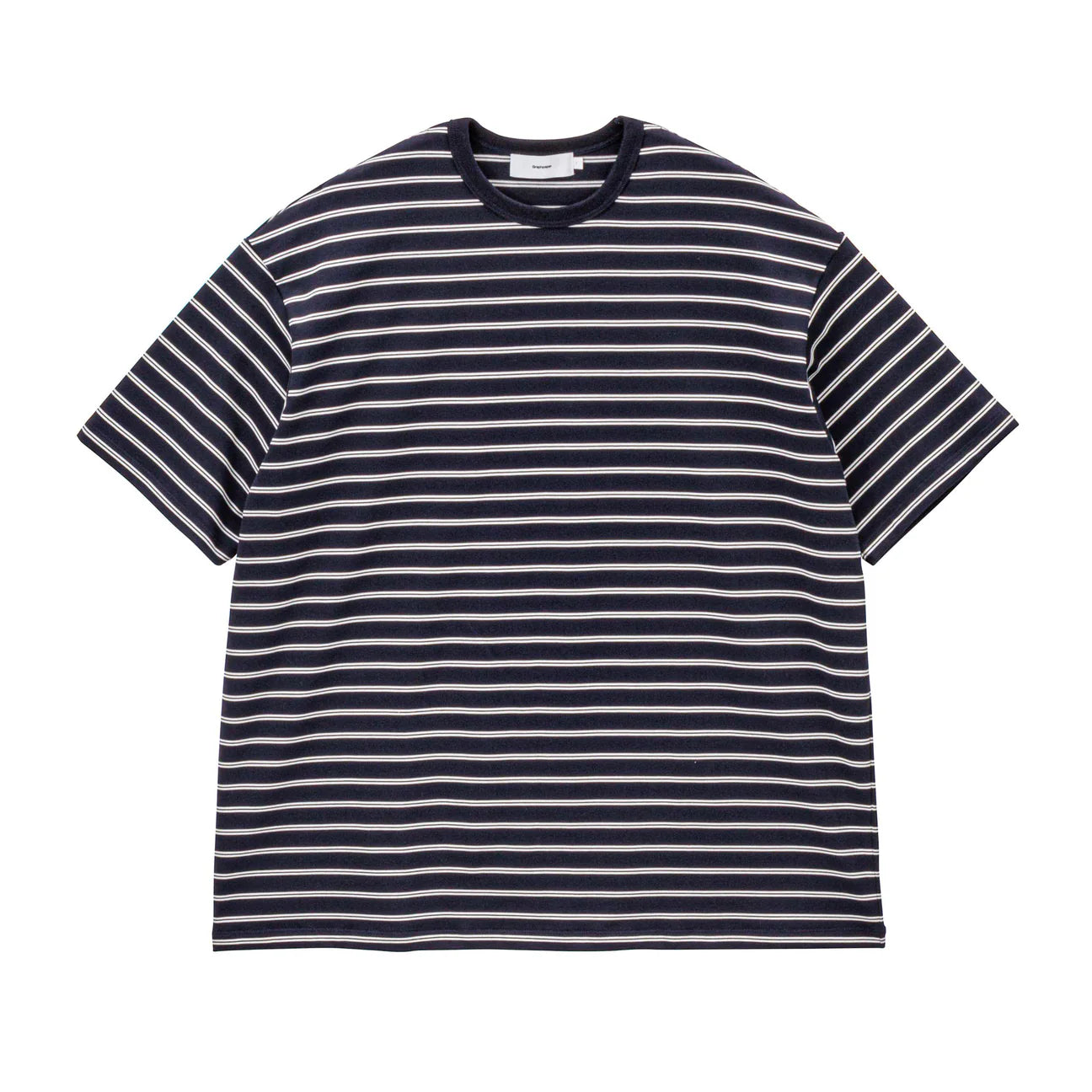 MEN　Graphpaper　Tri Spun Border S/S Tee