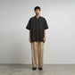 MEN　Graphpaper　Cotton Pique Jersey S/S Skipper Polo