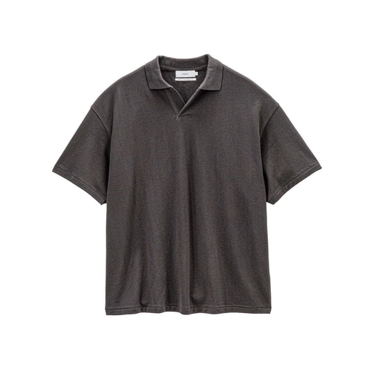 MEN　Graphpaper　Cotton Pique Jersey S/S Skipper Polo