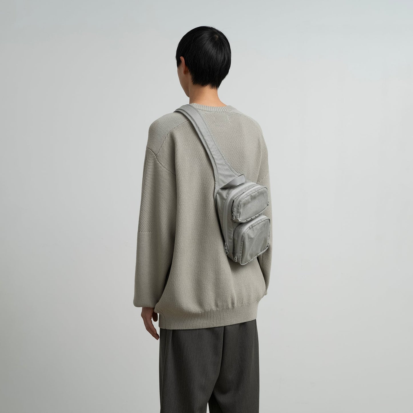 MEN　Graphpaper　Fine Wool Saxony Small Shoulder Bag