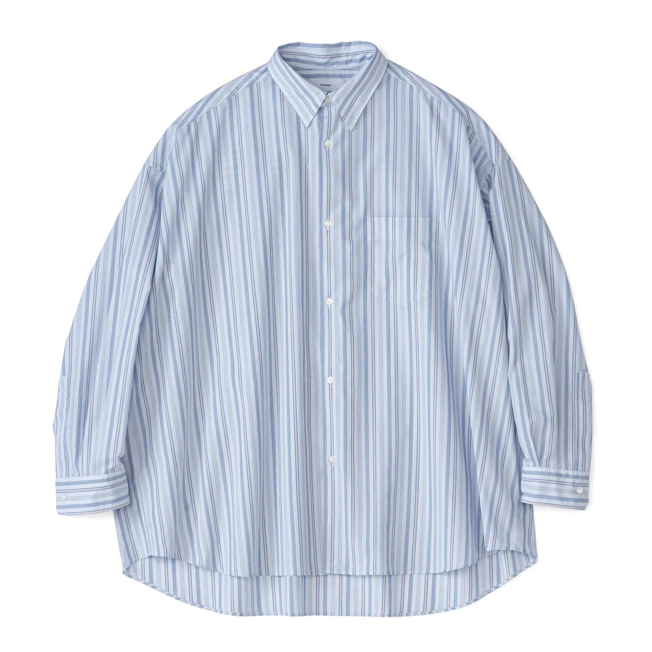 MEN　Graphpaper　[STRIPE] Broad Regular Collar Shirt