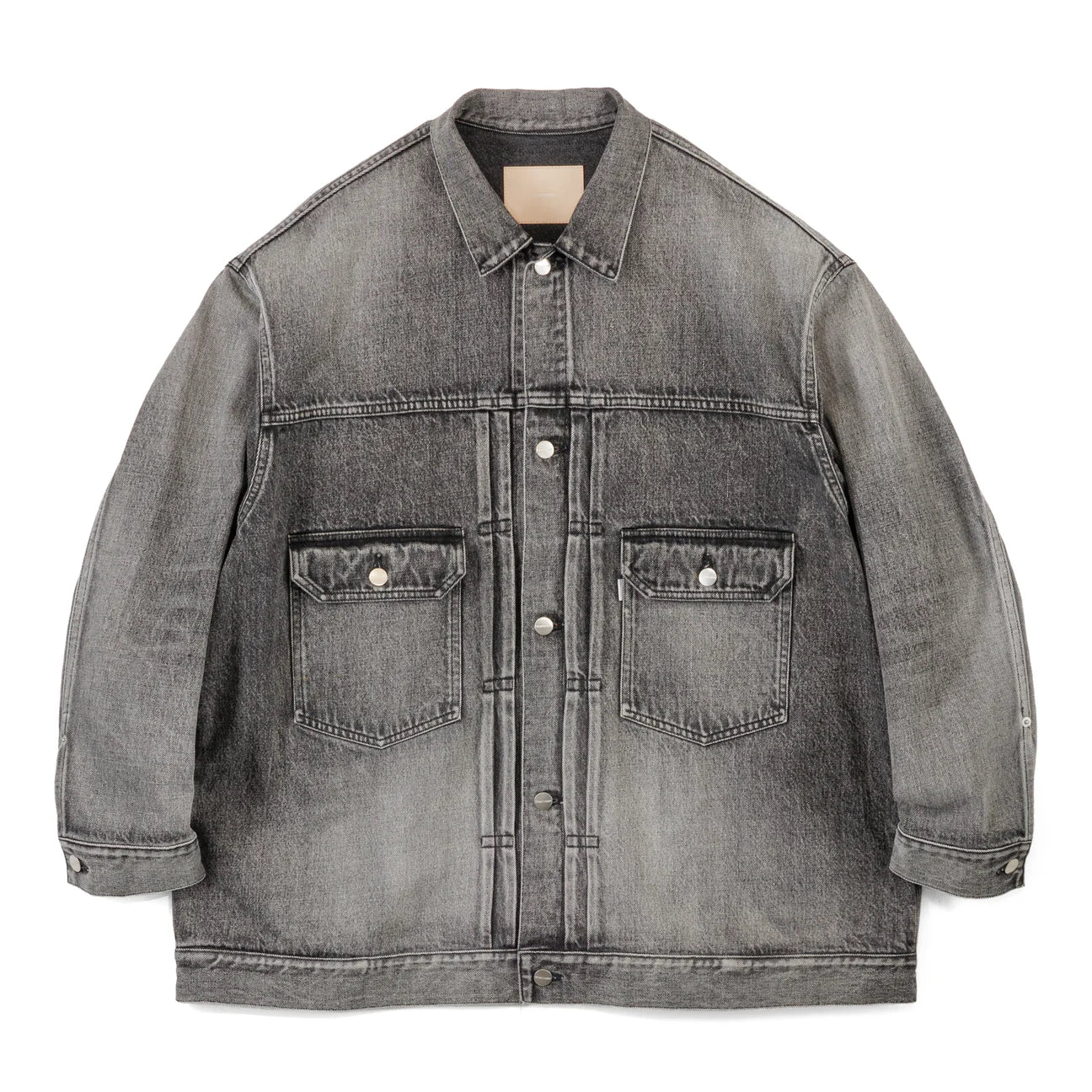 MEN　Graphpaper　Selvage Denim Jacket　BLACK_LIGHT FADE