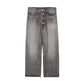MEN　Graphpaper　Selvage Denim Five Pocket Wide Straight Pants / LIGHT FADE