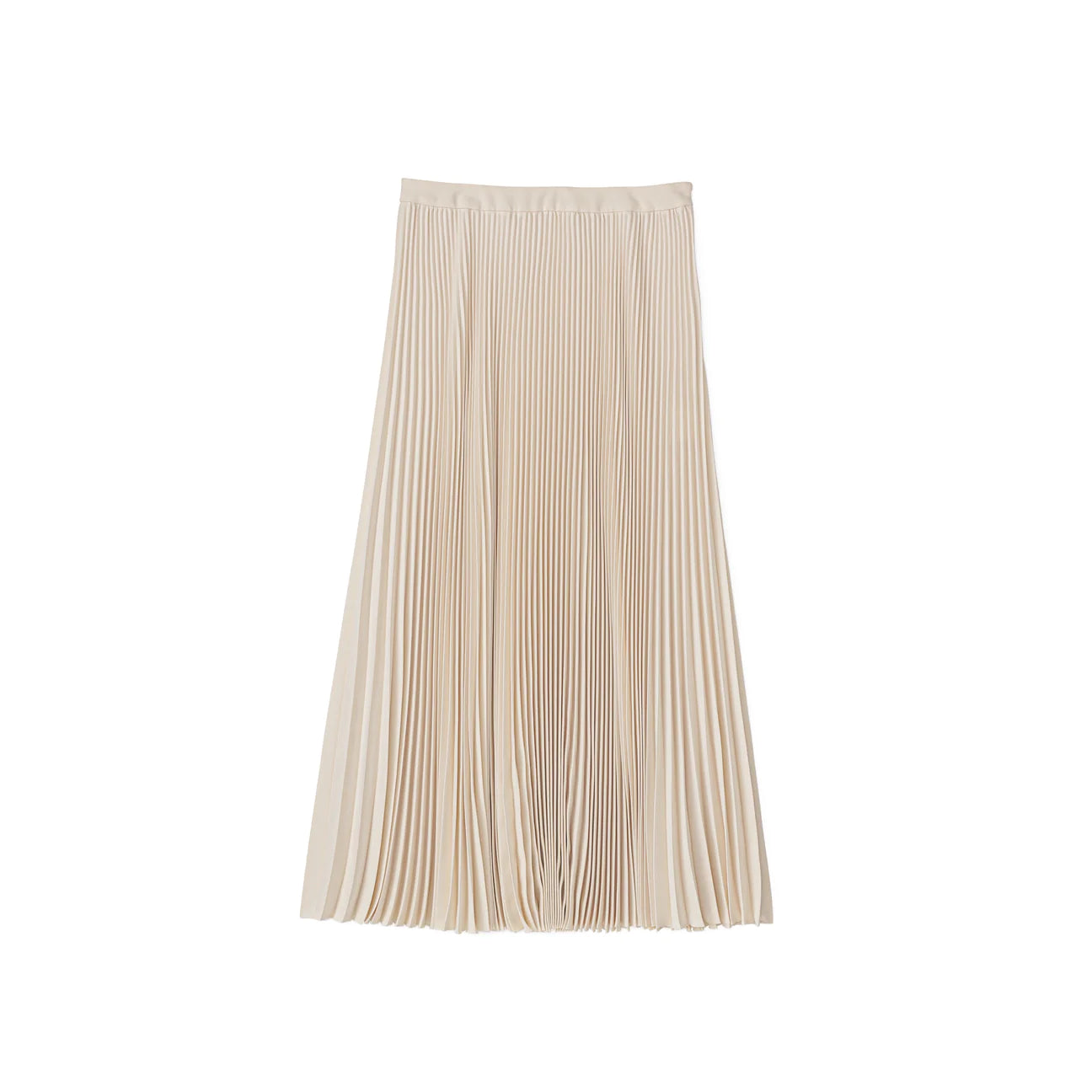 WOMEN　Graphpaper　Satin Pleats Skirt