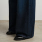 WOMEN　Graphpaper　Selvage Denim Two Tuck Wide Pants / DARK FADE