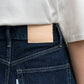 WOMEN　Graphpaper　Selvage Denim Two Tuck Wide Pants / DARK FADE