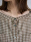 WOMEN　oll/オール　slow off shoulder check shirt
