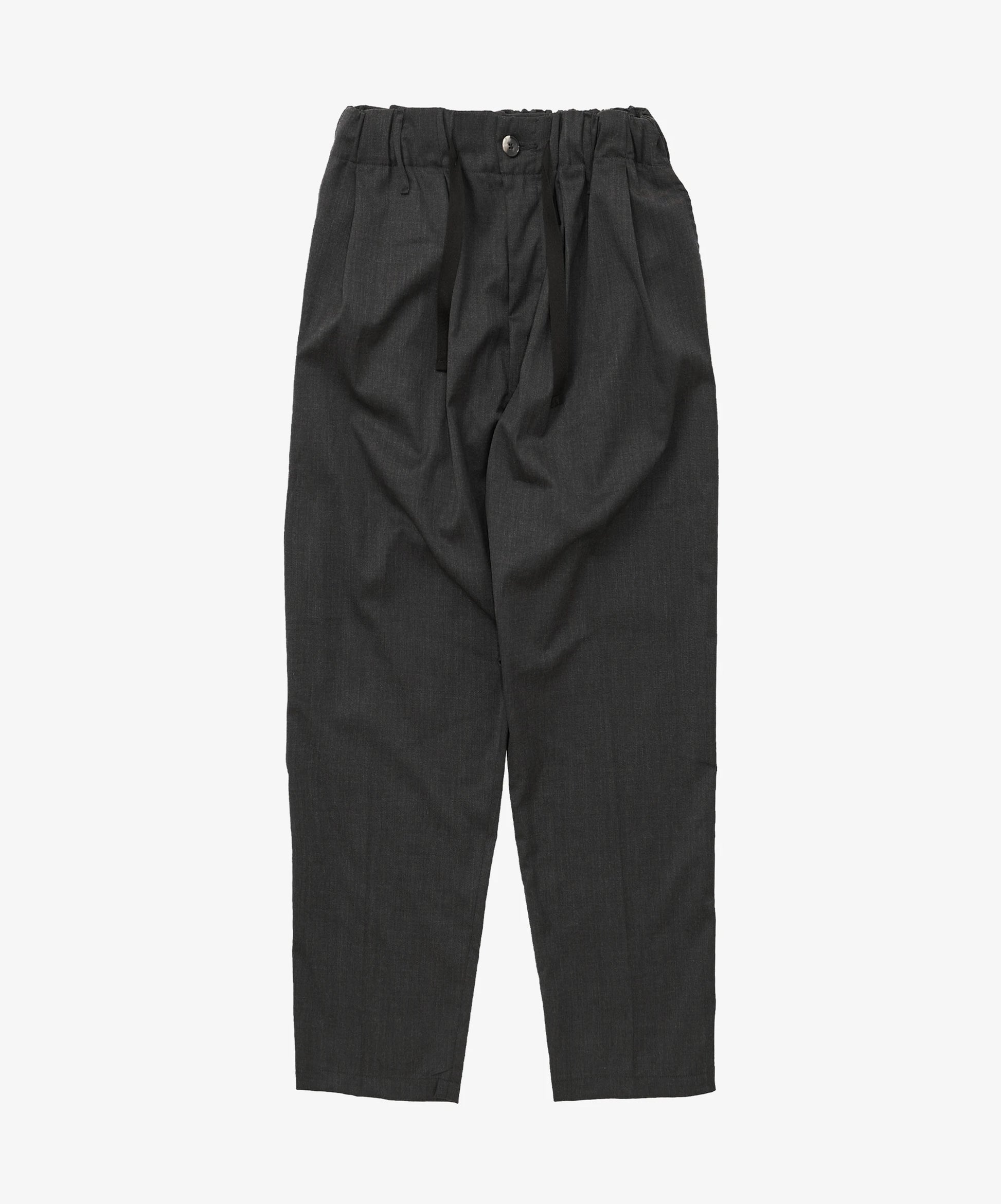 MEN　sillage/シアージ　baggy trousers anthracite twill