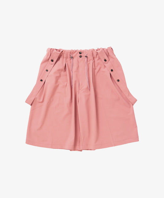 MEN　sillage/シアージ　circular short pants rose with suspenders