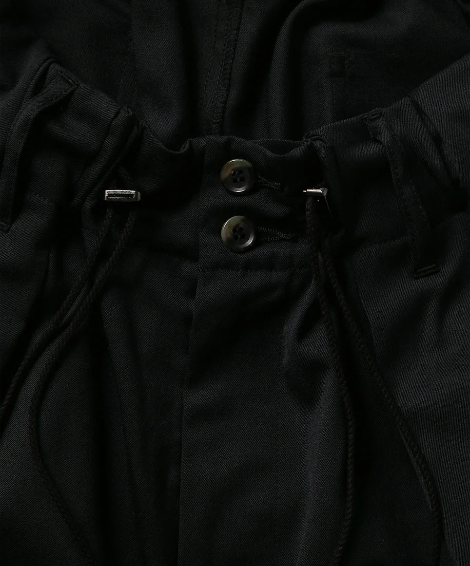 MEN　sillage/シアージ　circular pants twill black