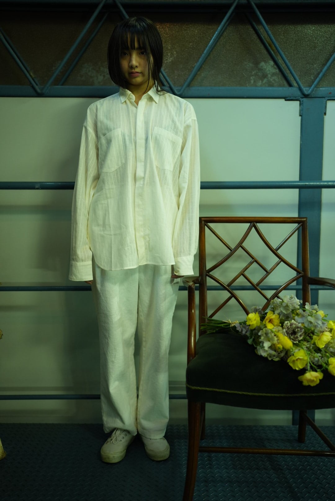 WOMEN　TOO　pants     BACKY White