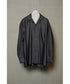 MEN　MAATEE & SONS　OPEN COLLAR フリンジ HWOOL SILK
