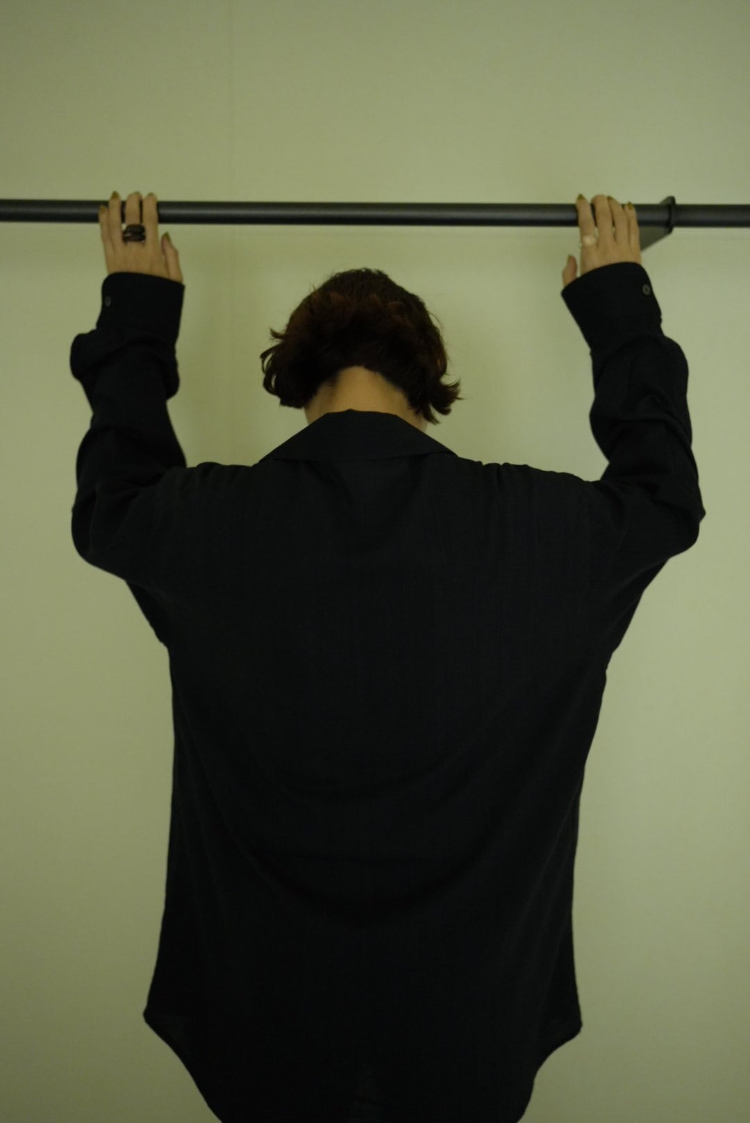 WOMEN　TOO　PYJAMA bamboo black