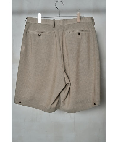 MEN　MAATEE & SONS　SHORT TROUSER / DRY WOOL