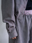 WOMEN　oll/オール　slow off shoulder check shirt
