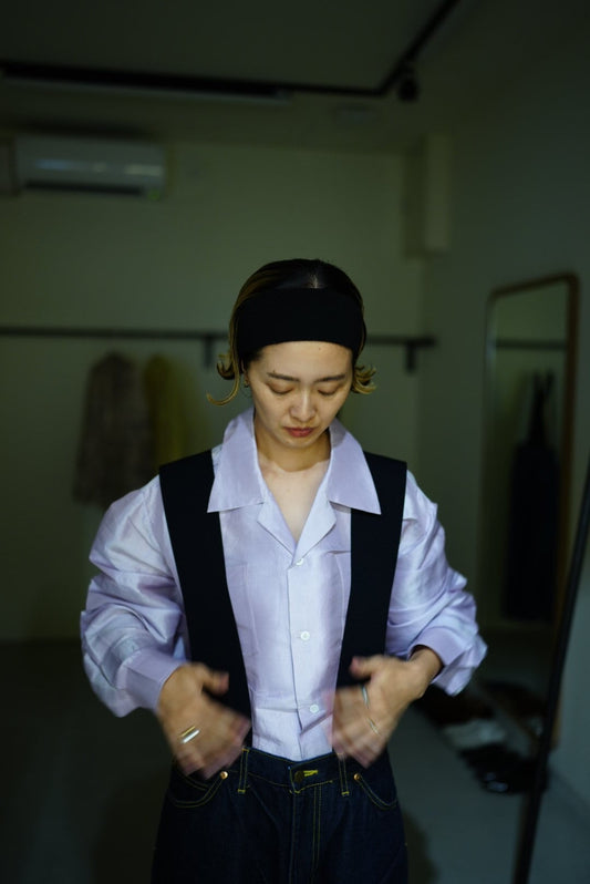 WOMEN　TOO　PYJAMA bamboo purple