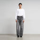 MEN　Graphpaper　Selvage Denim Five Pocket Wide Straight Pants / LIGHT FADE