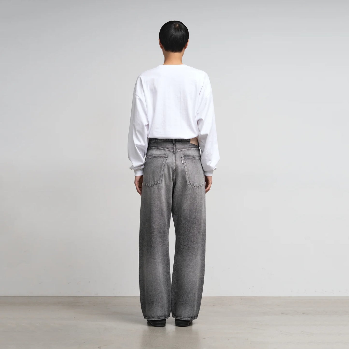 MEN　Graphpaper　Selvage Denim Five Pocket Wide Straight Pants / LIGHT FADE