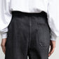 MEN　Graphpaper　Selvage Denim Belted Pants-BLACK_DARK FADE-