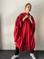WOMEN　TOO　PONCHO Red