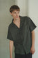 MEN　alvana / アルヴァナ 　LINEN OPEN COLLAR SHIRT