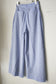 WOMEN　IIROT/イロット　Cotton Stripe Side Tuck Wide Pants